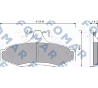 FO666181 FOMAR Friction - купити в магазині запчастин по Україні