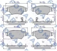 FO668181 FOMAR Friction - купить в магазине запчастей по Украине