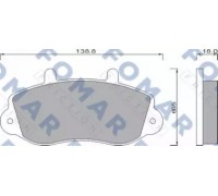 FO677381 FOMAR Friction - купить в магазине запчастей по Украине