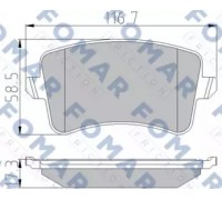 FO857581 FOMAR Friction - купить в магазине запчастей по Украине