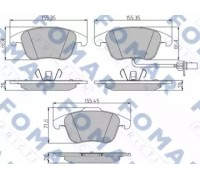 FO862381 FOMAR Friction - купить в магазине запчастей по Украине
