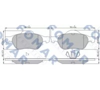 FO896981 FOMAR Friction - купить в магазине запчастей по Украине