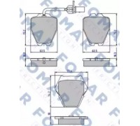 FO903581 FOMAR Friction - купить в магазине запчастей по Украине