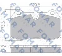 Комплект тормозных колодок, дисковый тормоз FOMAR Friction FO 904981 FO904981 FOMAR Friction - купити в магазині запчастин по Україні