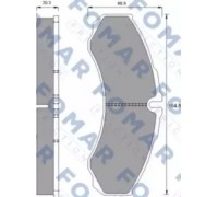 FO911481 FOMAR Friction - купити в магазині запчастин по Україні