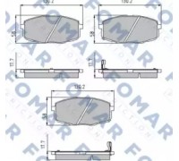 FO912181 FOMAR Friction - купить в магазине запчастей по Украине