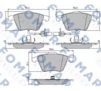 Комплект тормозных колодок, дисковый тормоз FOMAR Friction FO 912481 FO912481 FOMAR Friction - купить в магазине запчастей по Украине