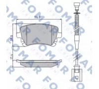 FO913981 FOMAR Friction - купить в магазине запчастей по Украине