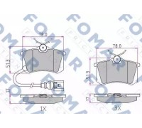 FO920181 FOMAR Friction - купити в магазині запчастин по Україні