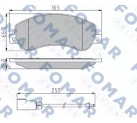 FO925081 FOMAR Friction - купить в магазине запчастей по Украине