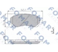 FO935881 FOMAR Friction - купить в магазине запчастей по Украине
