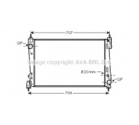 FT2312 AVA QUALITY COOLING - купить в магазине запчастей по Украине