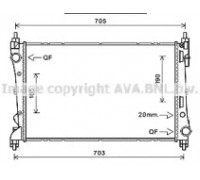 FT2449 AVA QUALITY COOLING - купить в магазине запчастей по Украине