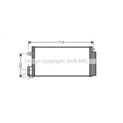 Конденсатор, кондиционер FT5310D AVA QUALITY COOLING - купить в магазине запчастей по Украине