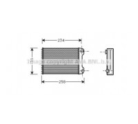 Теплообменник, отопление салона AVA QUALITY COOLING FT6242 FT6242 AVA QUALITY COOLING - купить в магазине запчастей по Украине
