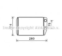 FT6410 AVA QUALITY COOLING - купить в магазине запчастей по Украине