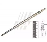 Свеча накаливания FAST FT82706 FT82706 FAST - купить в магазине запчастей по Украине