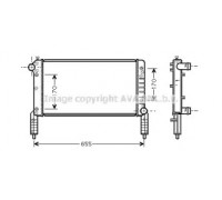 FTA2263 AVA QUALITY COOLING - купить в магазине запчастей по Украине