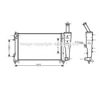 FTA2297 AVA QUALITY COOLING - купить в магазине запчастей по Украине