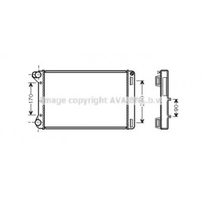 Радиатор, охлаждение двигателя FTA2301 AVA QUALITY COOLING - купить в магазине запчастей по Украине