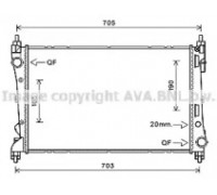 FTA2449 AVA QUALITY COOLING - купить в магазине запчастей по Украине