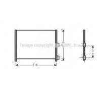 Конденсатор, кондиционер AVA QUALITY COOLING FTA5303 FTA5303 AVA QUALITY COOLING - купить в магазине запчастей по Украине