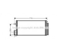 Конденсатор, кондиционер AVA QUALITY COOLING FTA5310D FTA5310D AVA QUALITY COOLING - купить в магазине запчастей по Украине