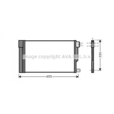 Конденсатор, кондиционер FTA5314D AVA QUALITY COOLING - купить в магазине запчастей по Украине