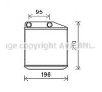 Теплообменник, отопление салона AVA QUALITY COOLING FTA6313 FTA6313 AVA QUALITY COOLING - купить в магазине запчастей по Украине