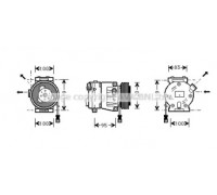 FTAK050 AVA QUALITY COOLING - купить в магазине запчастей по Украине