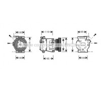 FTK035 AVA QUALITY COOLING - купить в магазине запчастей по Украине