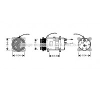 Компрессор, кондиционер AVA QUALITY COOLING FTK064 FTK064 AVA QUALITY COOLING - купить в магазине запчастей по Украине