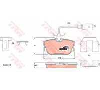 GDB1326 TRW - купить в магазине запчастей по Украине