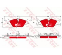 GDB1351DTE TRW - купить в магазине запчастей по Украине