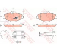 GDB1542 TRW - купить в магазине запчастей по Украине