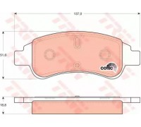 GDB1563 TRW - купить в магазине запчастей по Украине