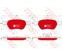 GDB1687DTE TRW - купить в магазине запчастей по Украине