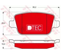 GDB1732DTE TRW - купить в магазине запчастей по Украине
