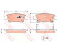 GDB3446 TRW - купить в магазине запчастей по Украине