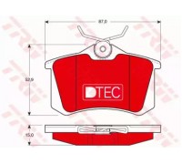 Комплект тормозных колодок, дисковый тормоз TRW GDB823DTE GDB823DTE TRW - купить в магазине запчастей по Украине