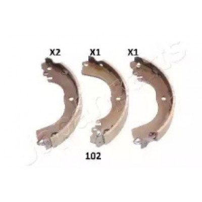 Комплект тормозных колодок GF102AF JAPANPARTS - купить в магазине запчастей по Украине