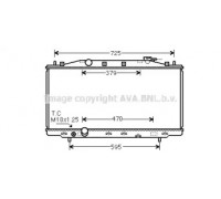 Радиатор, охлаждение двигателя AVA QUALITY COOLING HD2284 HD2284 AVA QUALITY COOLING - купить в магазине запчастей по Украине