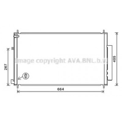 Конденсатор, кондиционер HD5309D AVA QUALITY COOLING - купить в магазине запчастей по Украине