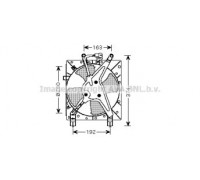 Вентилятор, охлаждение двигателя AVA QUALITY COOLING HD7524 HD7524 AVA QUALITY COOLING - купити в магазині запчастин по Україні