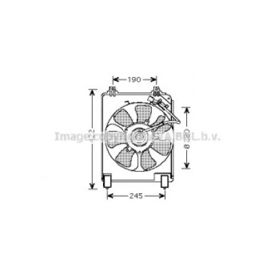Вентилятор, охлаждение двигателя HD7526 AVA QUALITY COOLING - купить в магазине запчастей по Украине