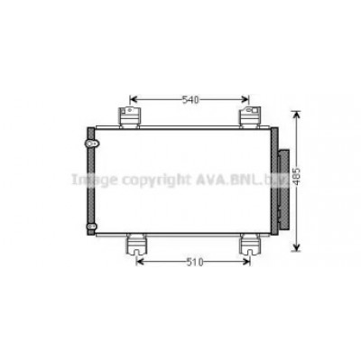 Конденсатор, кондиционер HDA5236D AVA QUALITY COOLING - купити в магазині запчастин по Україні