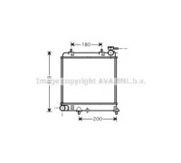 Радиатор, охлаждение двигателя AVA QUALITY COOLING HY2085 HY2085 AVA QUALITY COOLING - купить в магазине запчастей по Украине