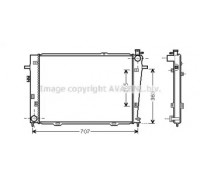 Радиатор, охлаждение двигателя AVA QUALITY COOLING HY2126 HY2126 AVA QUALITY COOLING - купить в магазине запчастей по Украине