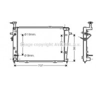 HY2127 AVA QUALITY COOLING - купить в магазине запчастей по Украине