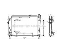 HY2167 AVA QUALITY COOLING - купить в магазине запчастей по Украине